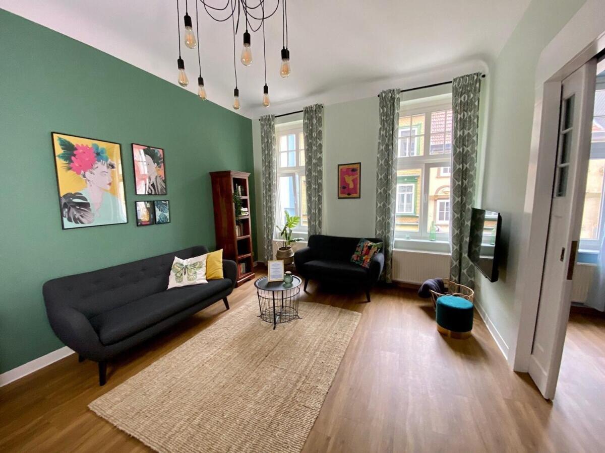Discovair Eisenach -Karlstrasse- Fussgaengerzone Mit Netflix 아파트 외부 사진